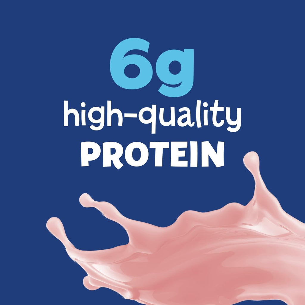 PediaSure Grow & Gain Shake Mix, 6g Protein, Strawberry, 14.1 oz Can, 6pk