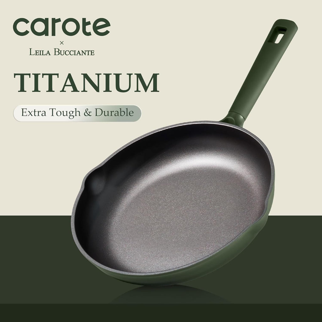 CAROTE 49pcs Nonstick Cookware Set, Pots and Pans Set with Bakeware