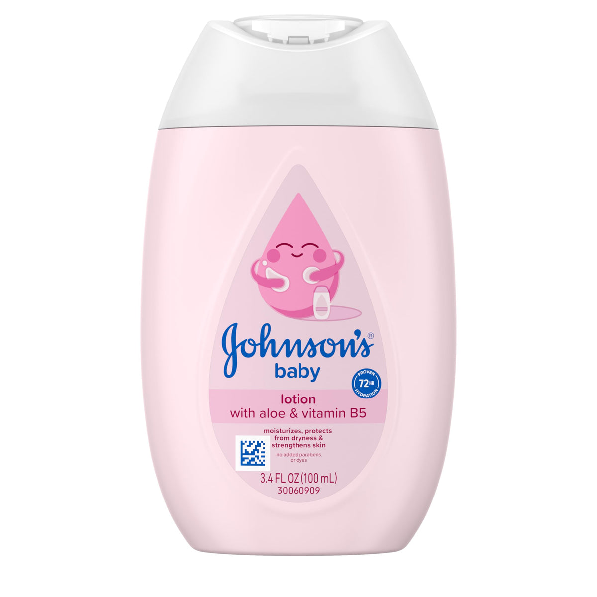 Johnson's Baby Lotion with Coconut Oil, Aloe Vera & Vitamin B5, 3.4 fl oz