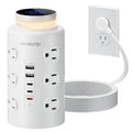 6FT Tower Power Strip with Night Light & Dedicated 20W PD USB‑C Port