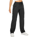Toomett Women's Hiking Cargo Pants Quick Dry UPF50+ Outdoor Pants for Women Fishing Safari Travel Stretchy Pants with Pockets,6608,Black,L