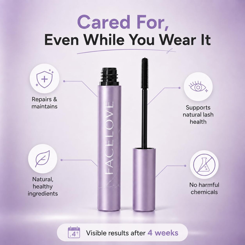 Facelove EVERLOVE Tubing Mascara for Mature Women, Volume & Length