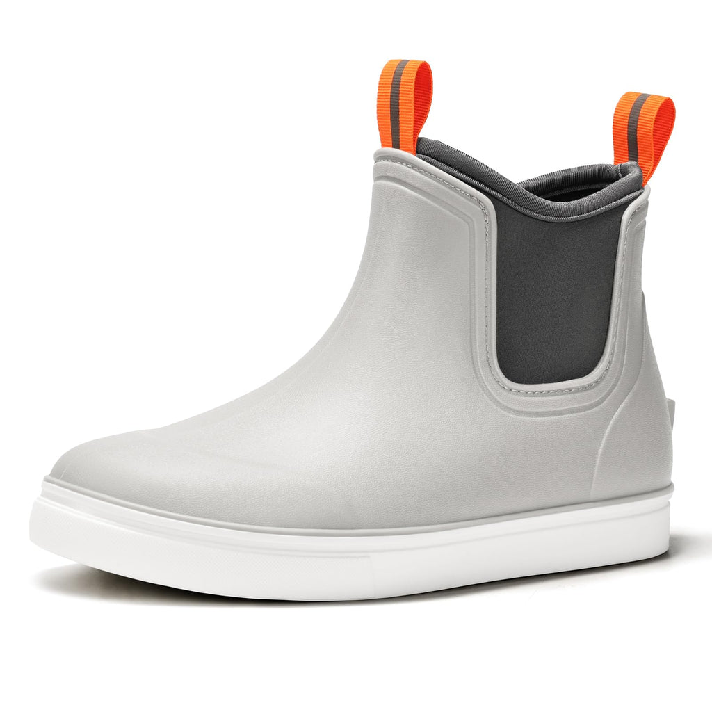 ZCVQX Women's Deck Boots Waterproof Ankle Rain Boots