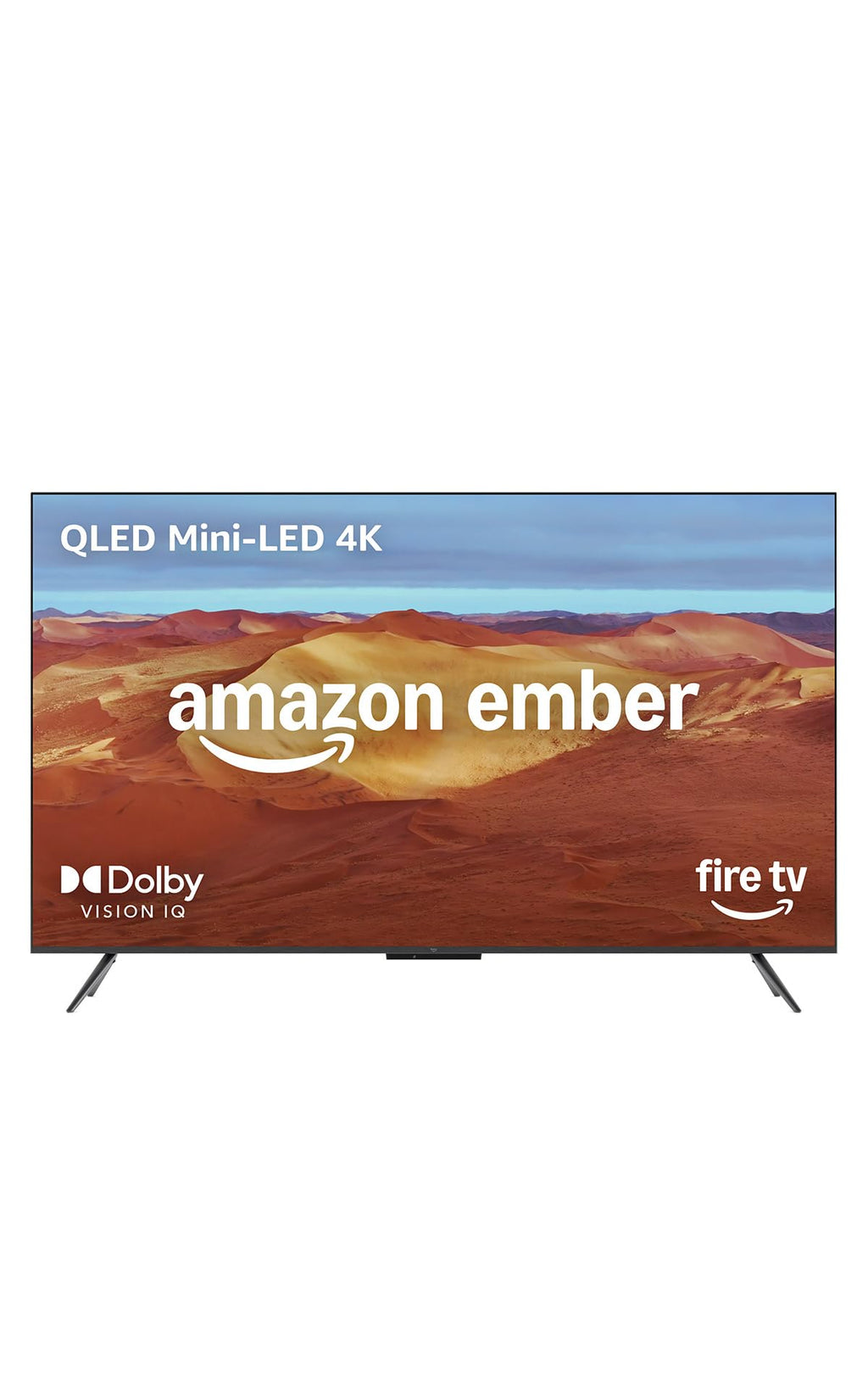 Amazon Ember 75" Mini-LED Series with Fire TV (newest model), QLED 4K UHD smart TV, Dolby Vision IQ, 144hz gaming mode, Ambient Experience, find shows faster with Alexa+