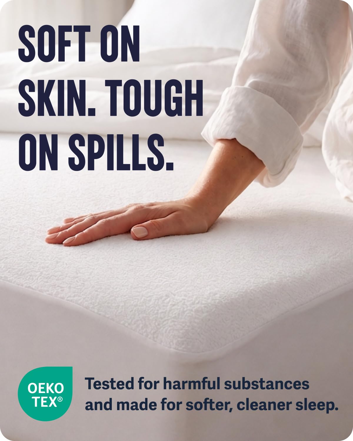SafeRest Waterproof Queen Size Mattress Protector