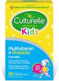 Culturelle Kids Multivitamin + Probiotic Chewable, Ages 3+, 50 Count