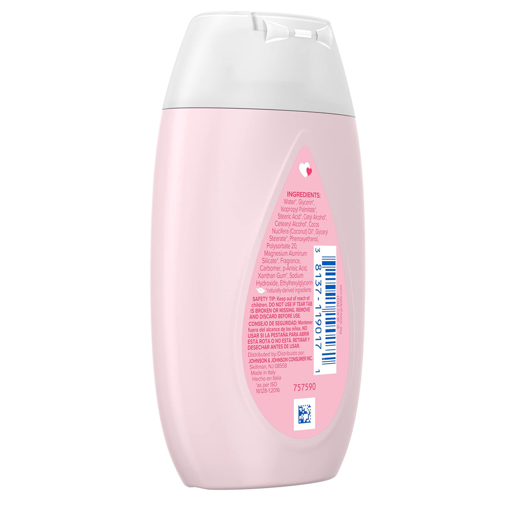 Johnson's Baby Lotion with Coconut Oil, Aloe Vera & Vitamin B5, 3.4 fl oz