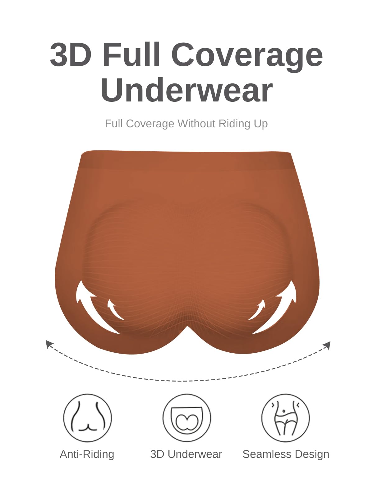 Cuweni Womens Underwear Seamless High Waisted Briefs Silky Stretch No Show Breathable Full Coverage Ladies Panties 6 Pack (US, Alpha, Large, Regular, Regular, 6 color packs)