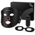 shalaker Red Light Therapy Face Mask, 7 Colors LED with 850NM NIR, Photon Skin Rejuvenation, Bendable and Portable, 240 LEDs