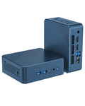 Glorlin Mini PC - Ryzen 5 3501U (up to 3.7GHz), 16GB DDR4 512GB SSD, Mini Desktop Computer with Triple 4K Display Support, WiFi 6 Bluetooth 5.3, Small Micro PC for Work, Study & Multitasking