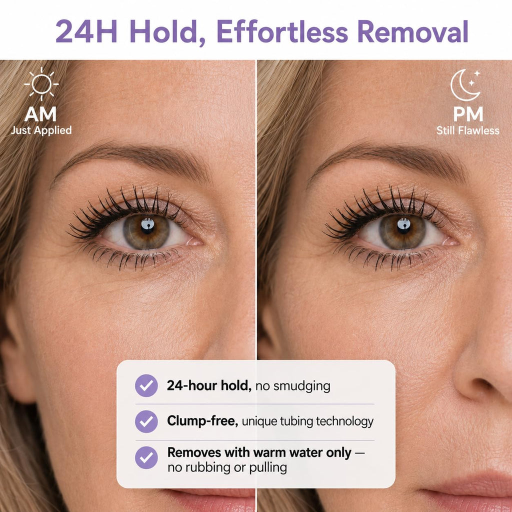 Facelove EVERLOVE Tubing Mascara for Mature Women, Volume & Length