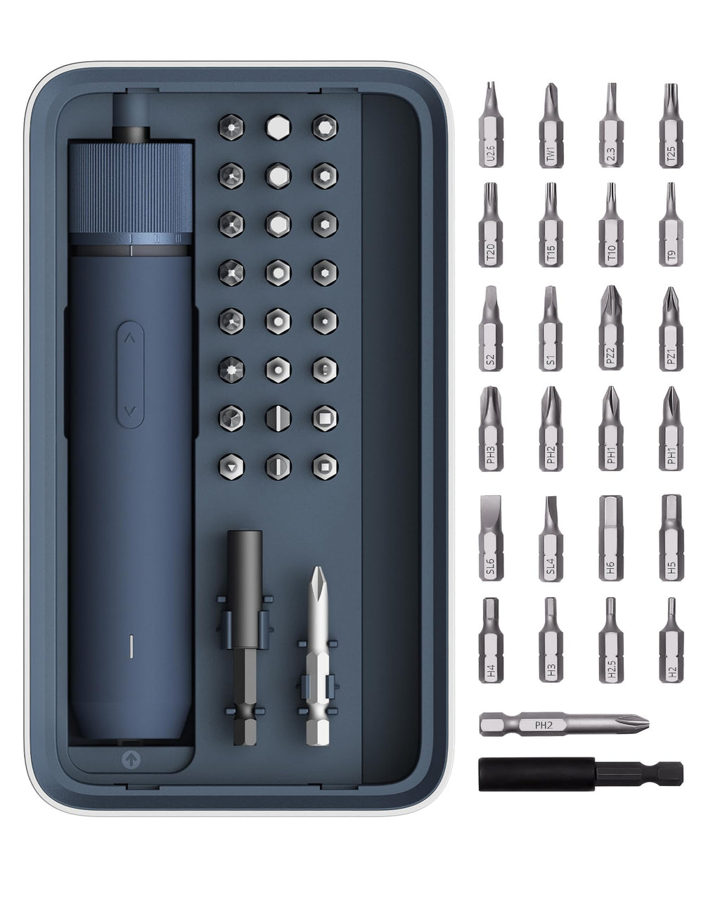HOTO 25-Piece Upgraded Electric Screwdriver Kit, Cordless Screwdriver