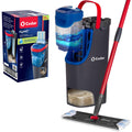 O-Cedar H2prO Flat Mop System | Quick Everyday Cleaning | Dual-Tank Fresh Water System | Machine Washable Reusable Microfiber Mop Pad | Safe on Hardwood, Tile & Vinyl Floors