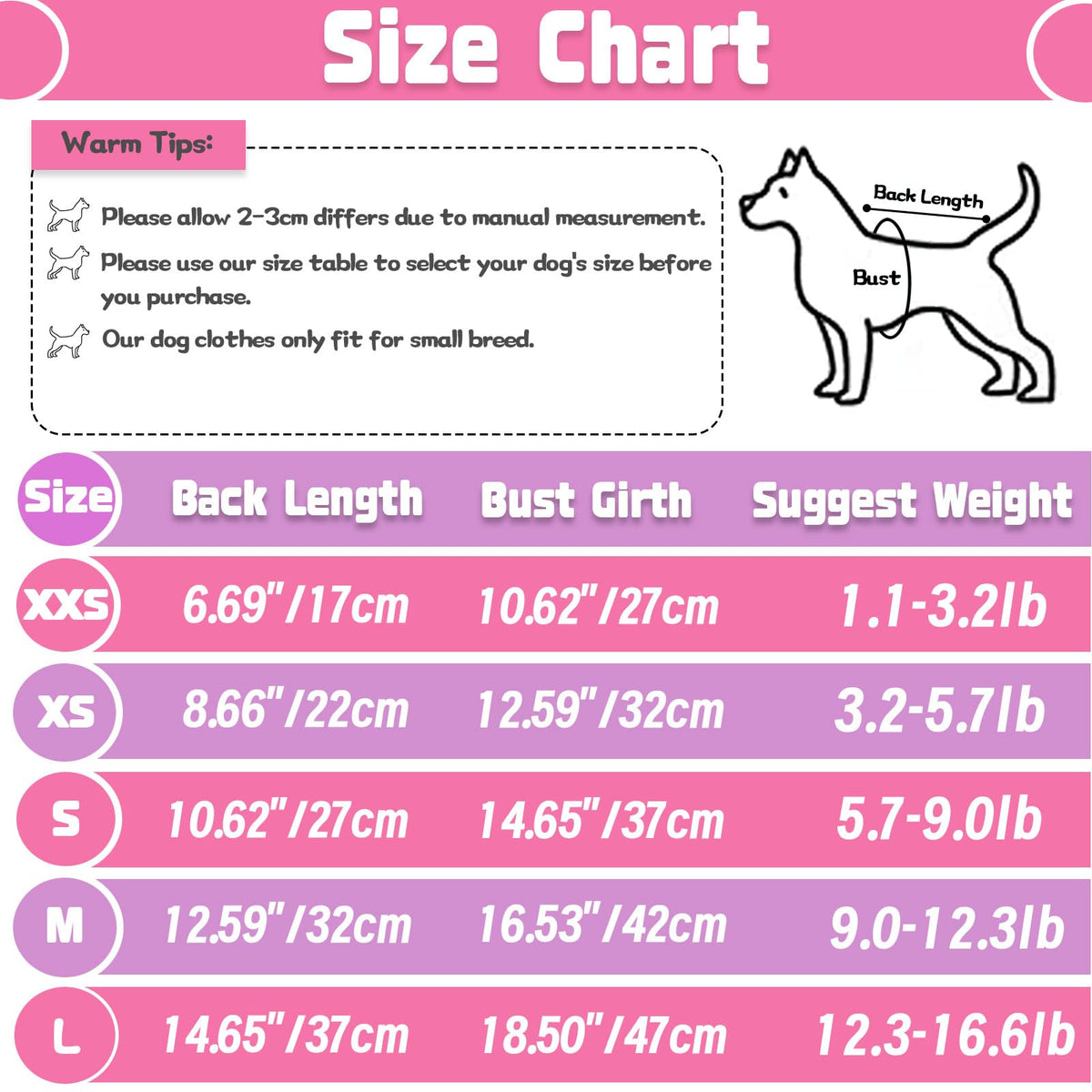 4 Pieces Chihuahua Clothes Cute Dog Clothes for Small Dogs Girl Puppy Shirt
