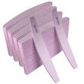 Nail Files (100 Pcs), 100/180 Grit Nail File Emery Board Bulk for Acrylic Nails and Natural Nails, Limas para Unas Acrilicas Profesional Pack Filers for Gel Nail Double Sided Manicure Curved Gray