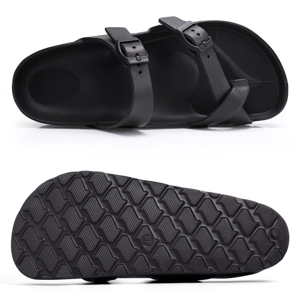 Goosecret Women's Platform Sandals Arch Support Comfortable Foam Slides
