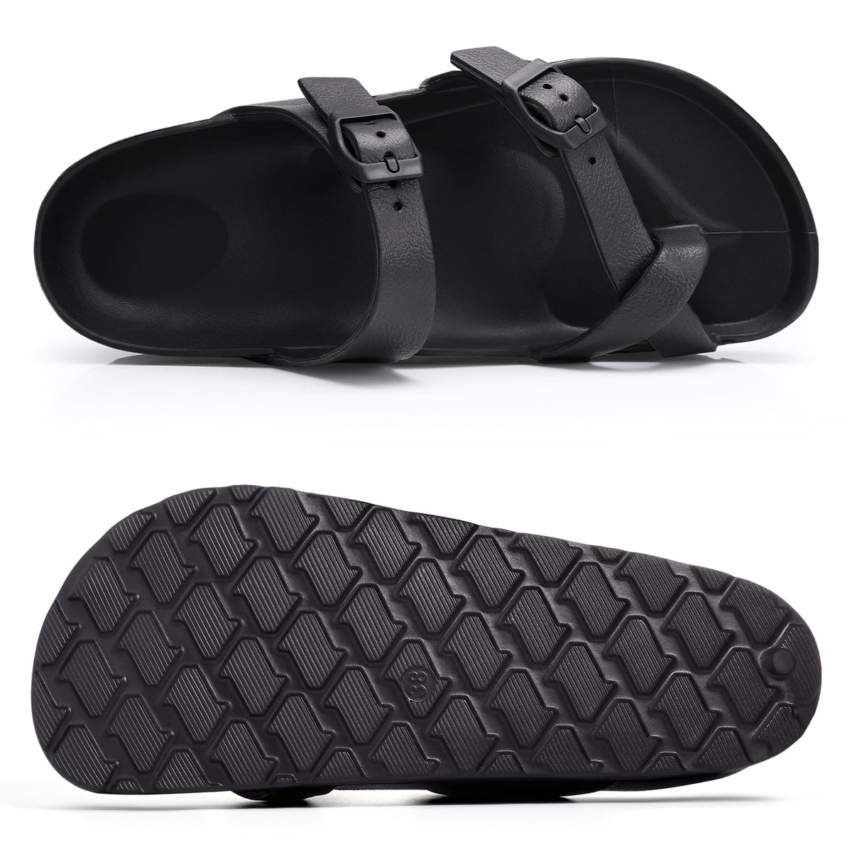 Goosecret Women's Platform Sandals Arch Support Comfortable Foam Slides