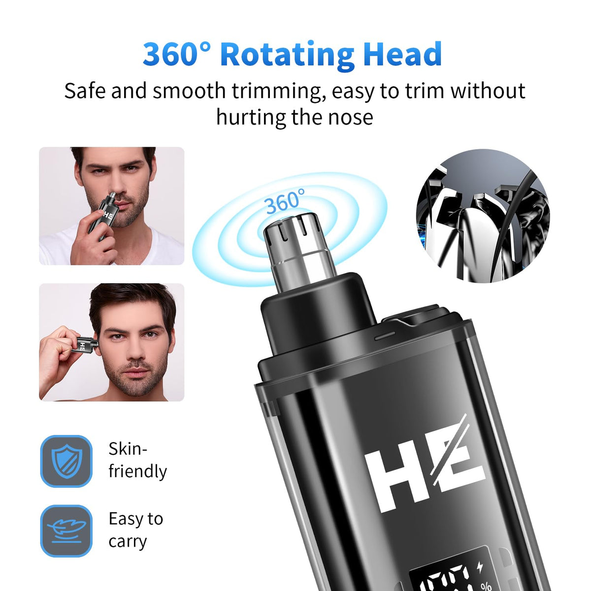 HIENA PRO Professional Hair Clippers for Men Clippers and Trimmer Set