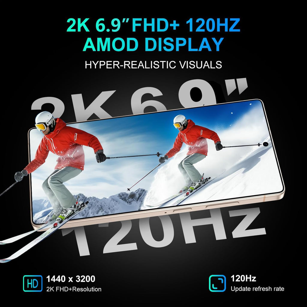 I25 Ultra 5G Unlocked Phones 256GB+8GB 6.99" FHD+ 7000mAh Battery Gray