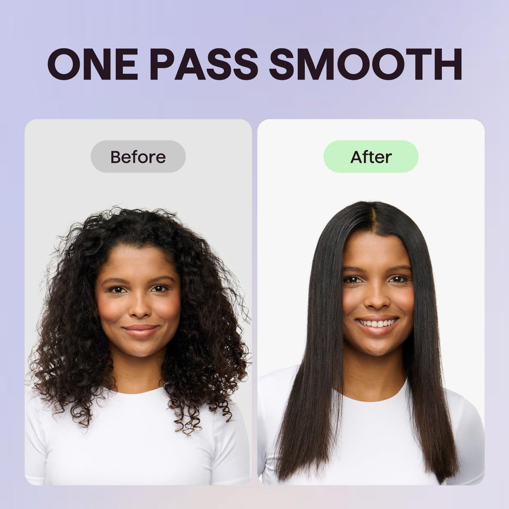 Wavytalk Steam Hair Straightener Steam Sesh for Less Heat Damage, Flat Iron