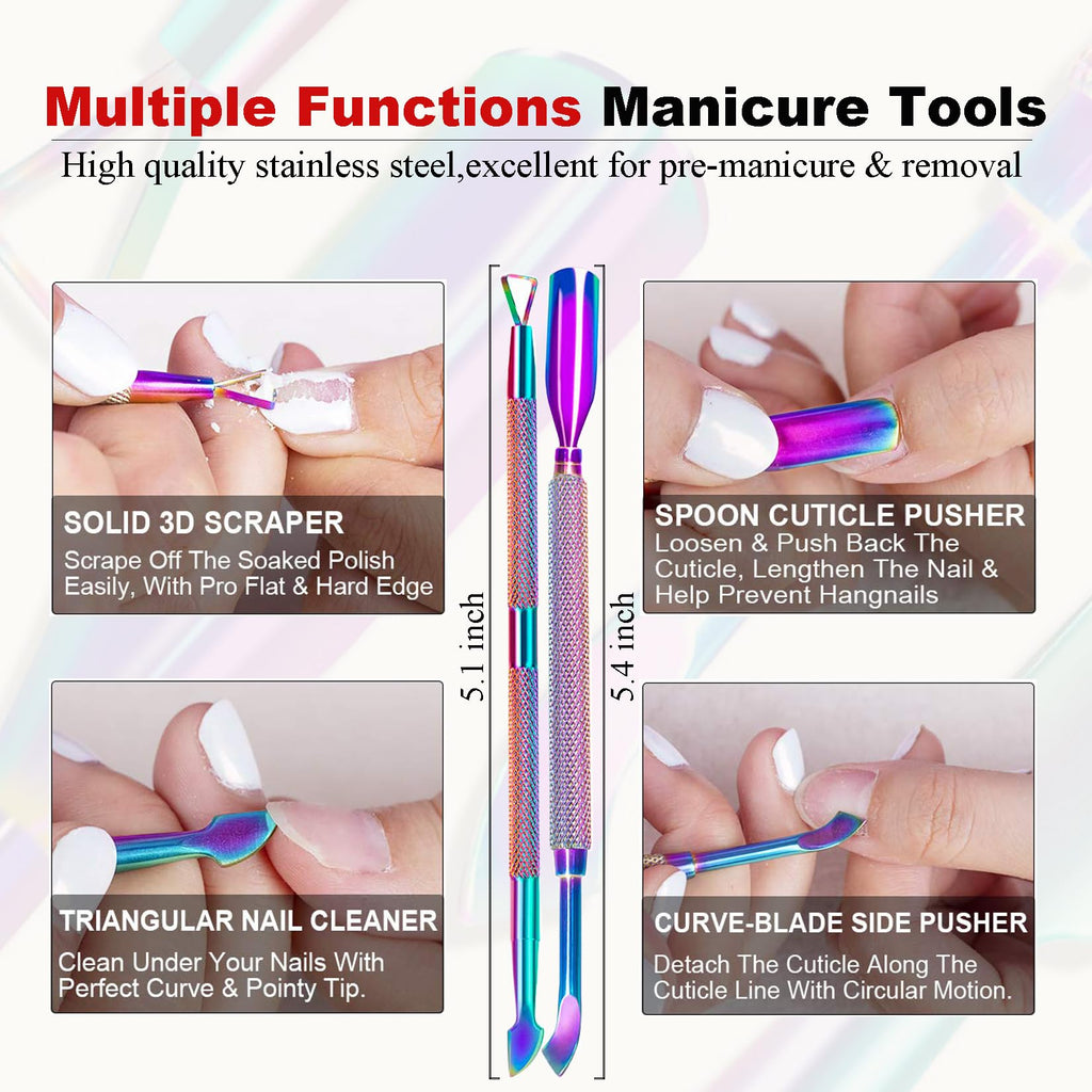 Gel Nail Polish Remover, 15ml Gel Remover for Nails No Need to Soak or Wrap