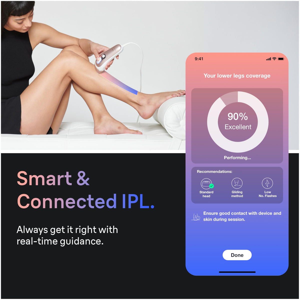 Braun Smart IPL, Skin i·Expert Pro 7, VOGUE's Best Hair Removal Device, IPL Hair Removal for Women and Men, Permanent Laser Hair Reduction At-Home, World's 1st Smart App, 3 Heads, IPL7243