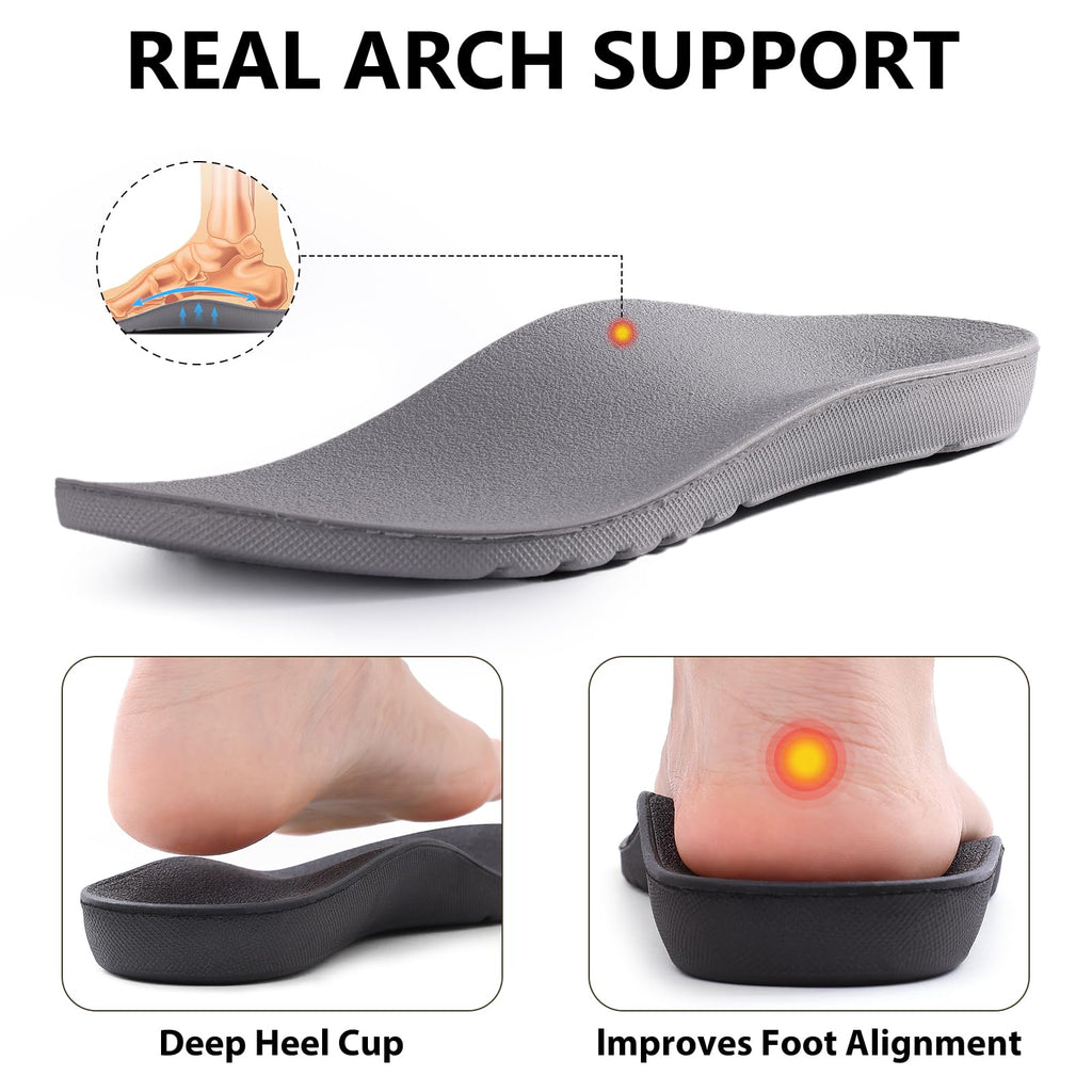 Litfun Women's Orthopedic Arch Support Slippers for Plantar Fasciitis