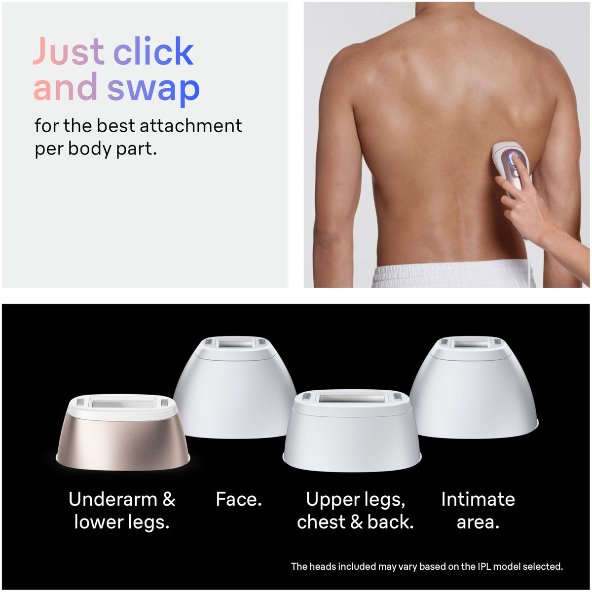 Braun Smart IPL, Skin i·Expert Pro 7, VOGUE's Best Hair Removal Device, IPL Hair Removal for Women and Men, Permanent Laser Hair Reduction At-Home, World's 1st Smart App, 3 Heads, IPL7243
