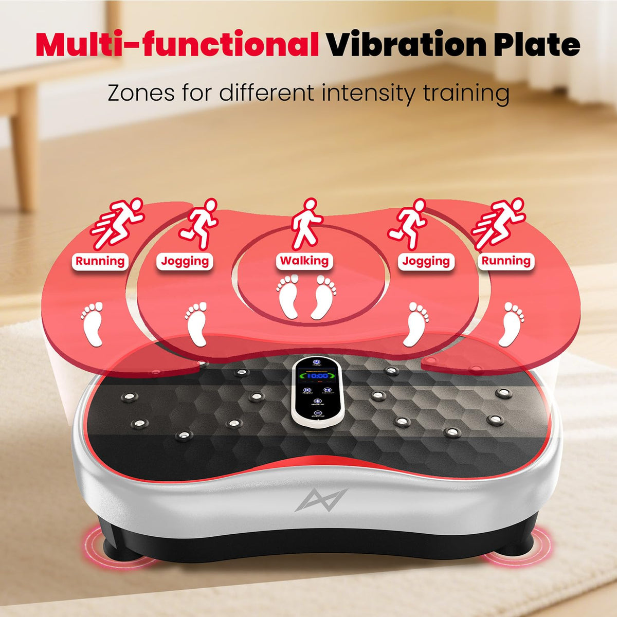 AXV Vibration Plate Exercise Machine Fitness Platform Body Vibrating Board