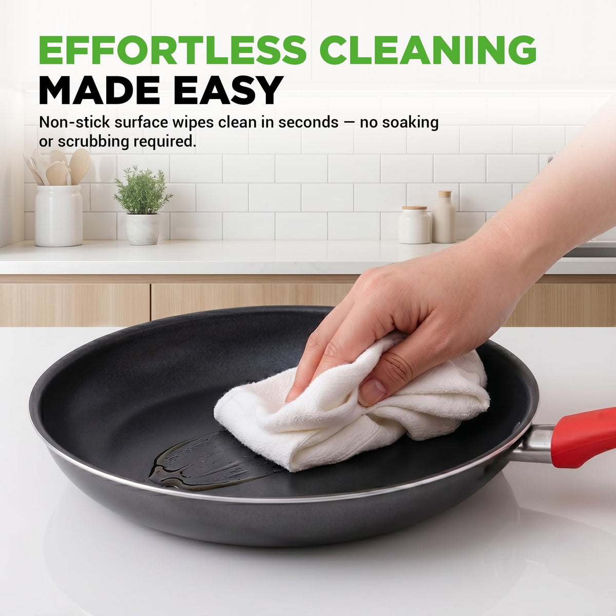 NutriChef 21-Piece Nonstick Cookware Set - PTFE/PFOA/PFOS Free Heat Resistant Lacquer Kitchen Ware Pots Pan w/ Cool-Touch Handles, Saucepan, Fry Pans, Lid, Bakeware, For Gas Electric Ceramic Cooktops