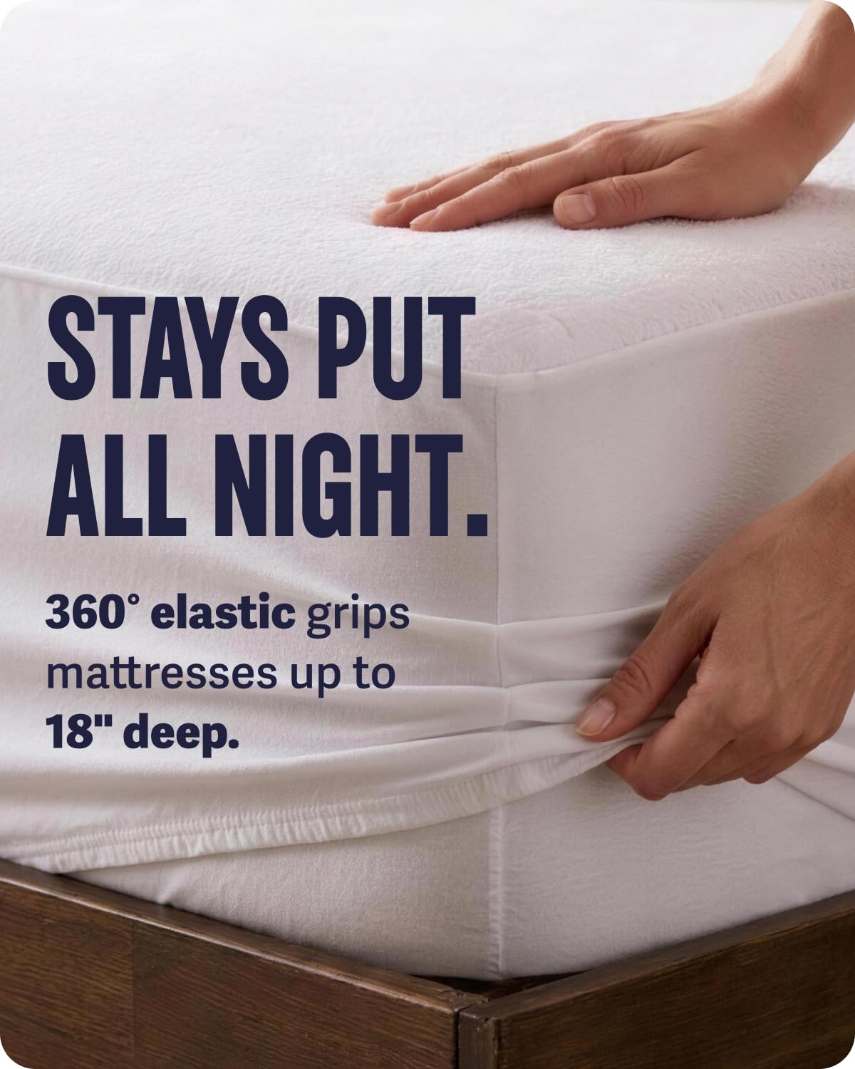 SafeRest Waterproof Queen Size Mattress Protector