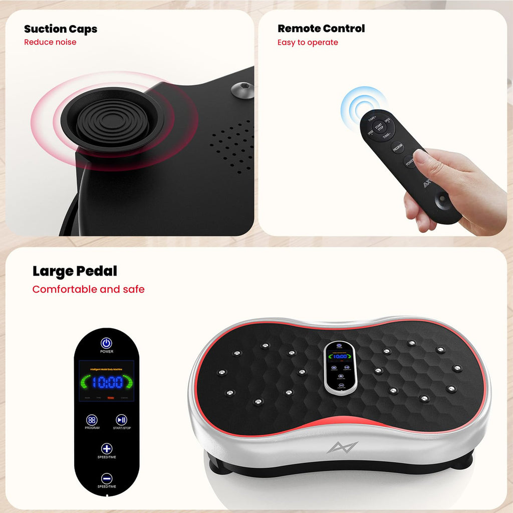 AXV Vibration Plate Exercise Machine Fitness Platform Body Vibrating Board
