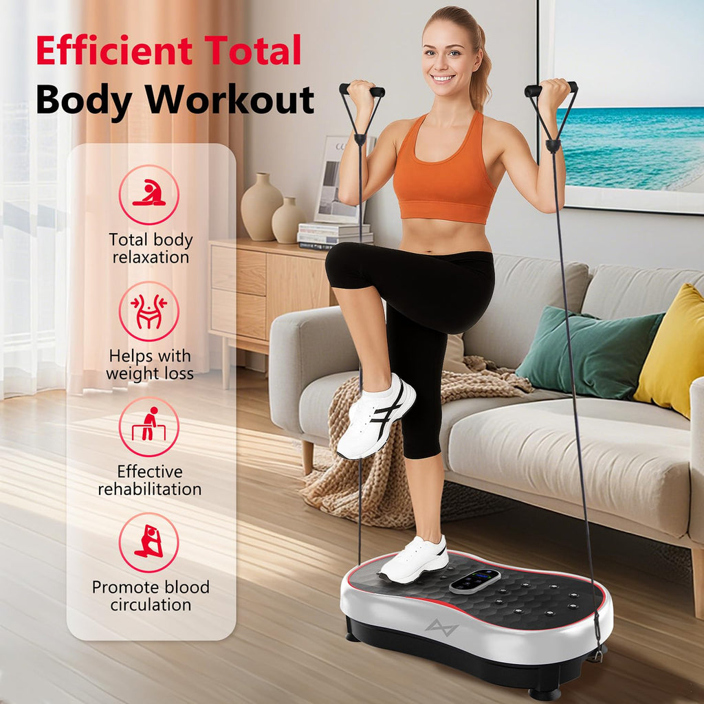 AXV Vibration Plate Exercise Machine Fitness Platform Body Vibrating Board