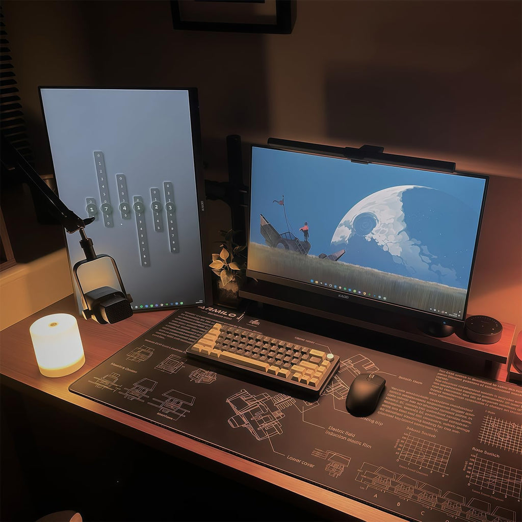 Kado 2-Pack Dual 22" 1920x1080 120Hz 105% sRGB FHD Computer Monitor