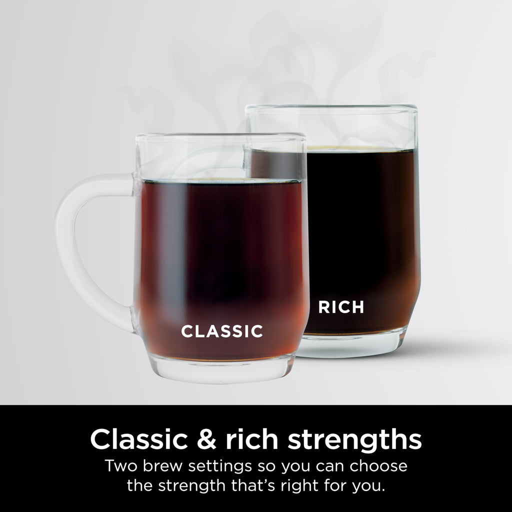 Ninja Fresh Brew Coffee Maker, 12 Cup Glass Carafe, Stainless Steel, CE251
