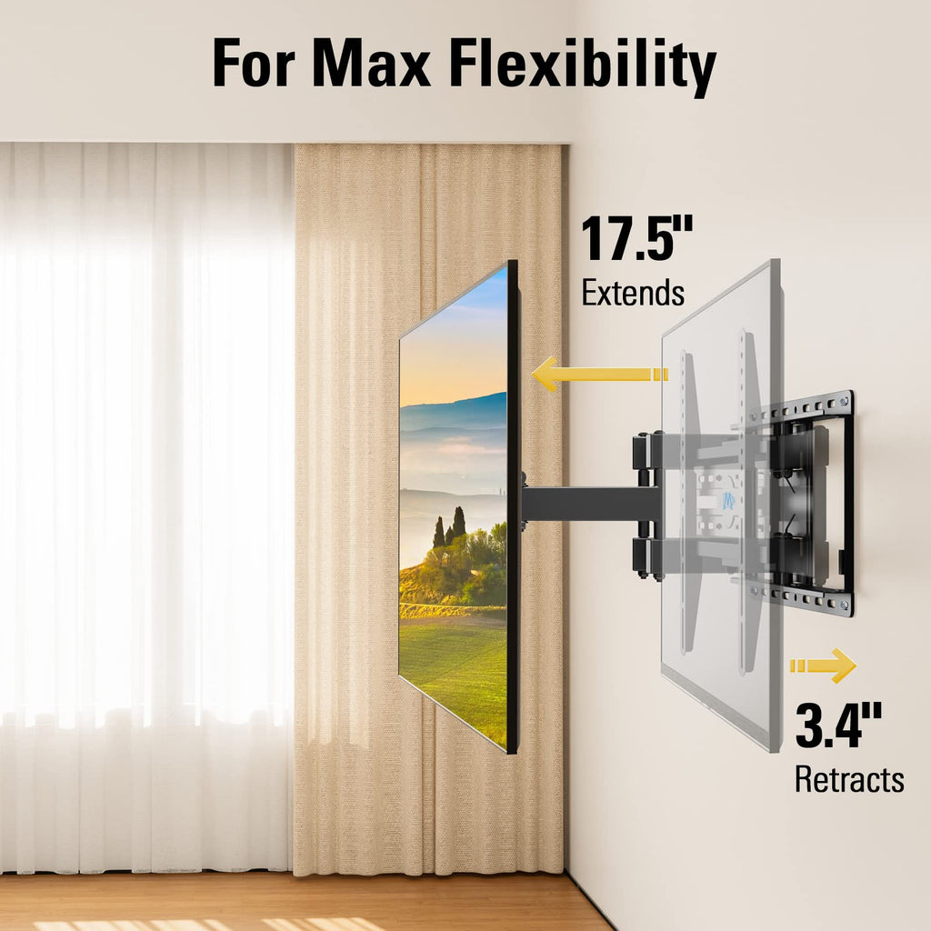 Mounting Dream Full Motion TV Wall Mount for 32-70 Inch TVs up to 110lbs