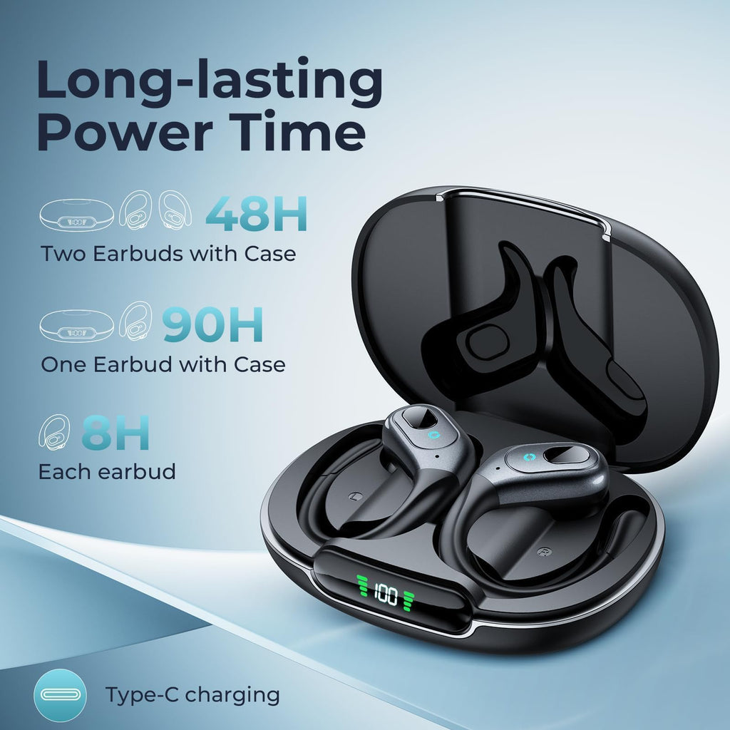 occiam Active Noise Cancelling Earbuds Wireless Bluetooth Headphones
