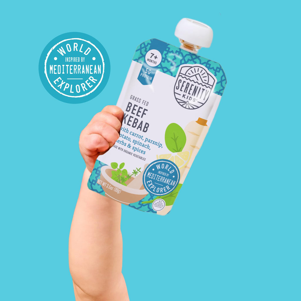 Serenity Kids World Explorers Organic Baby Food Pouches, 3.5 Oz, 18 Pack