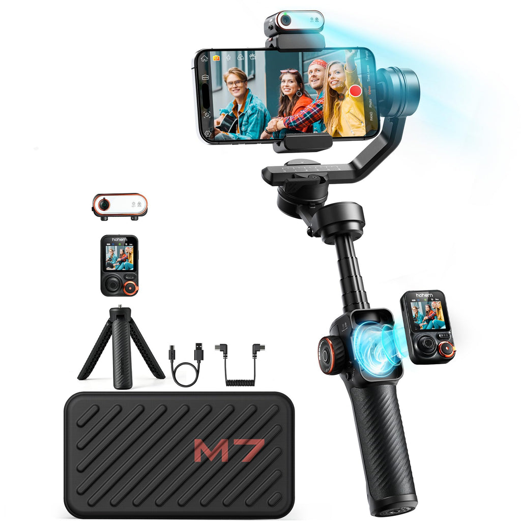 hohem iSteady M7 Gimbal Stabilizer for iPhone & Android, 3-Axis Gimbal