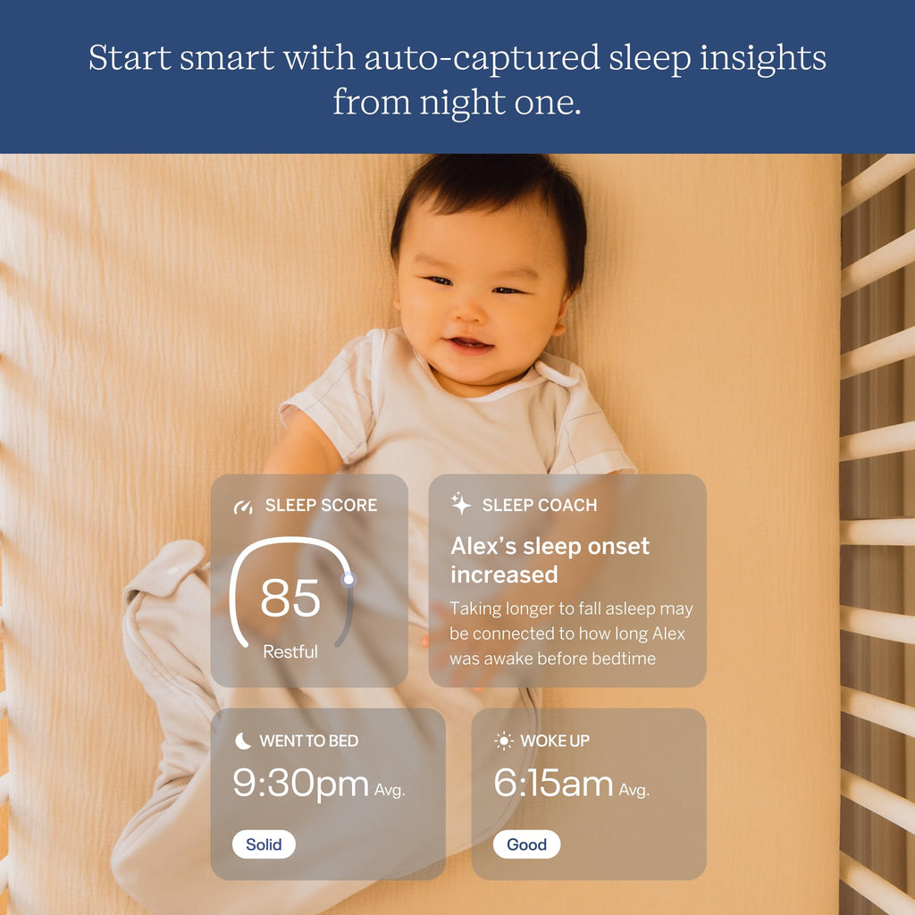 Nanit Smart Baby Video Monitor - Camera & Floor Stand - 1080p Wi-Fi Camera