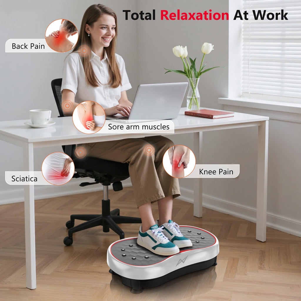 AXV Vibration Plate Exercise Machine Fitness Platform Body Vibrating Board