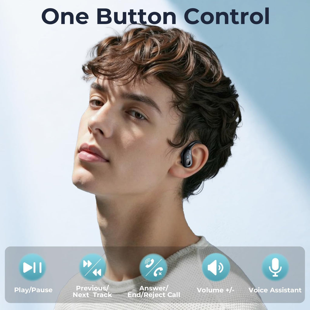 occiam Active Noise Cancelling Earbuds Wireless Bluetooth Headphones
