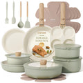 CAROTE 25pcs Pots and Pans Set Non Stick, Cookware Set Detachable Handle