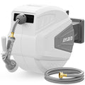Ayleid Retractable Garden Hose Reel, 1/2"x100ft Wall Mount