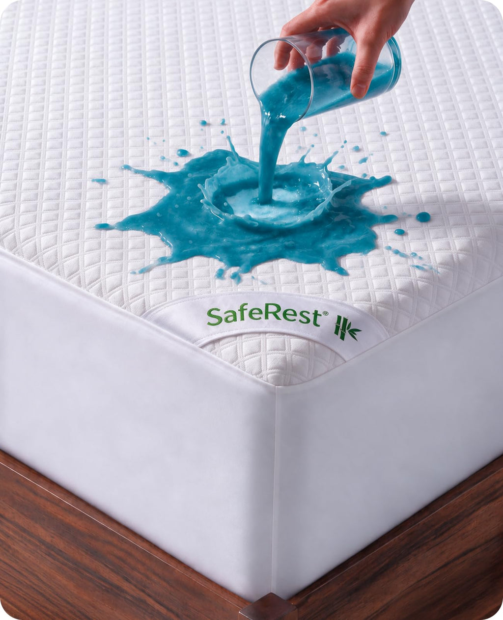 SafeRest Sleepure Waterproof Mattress Protector King Size