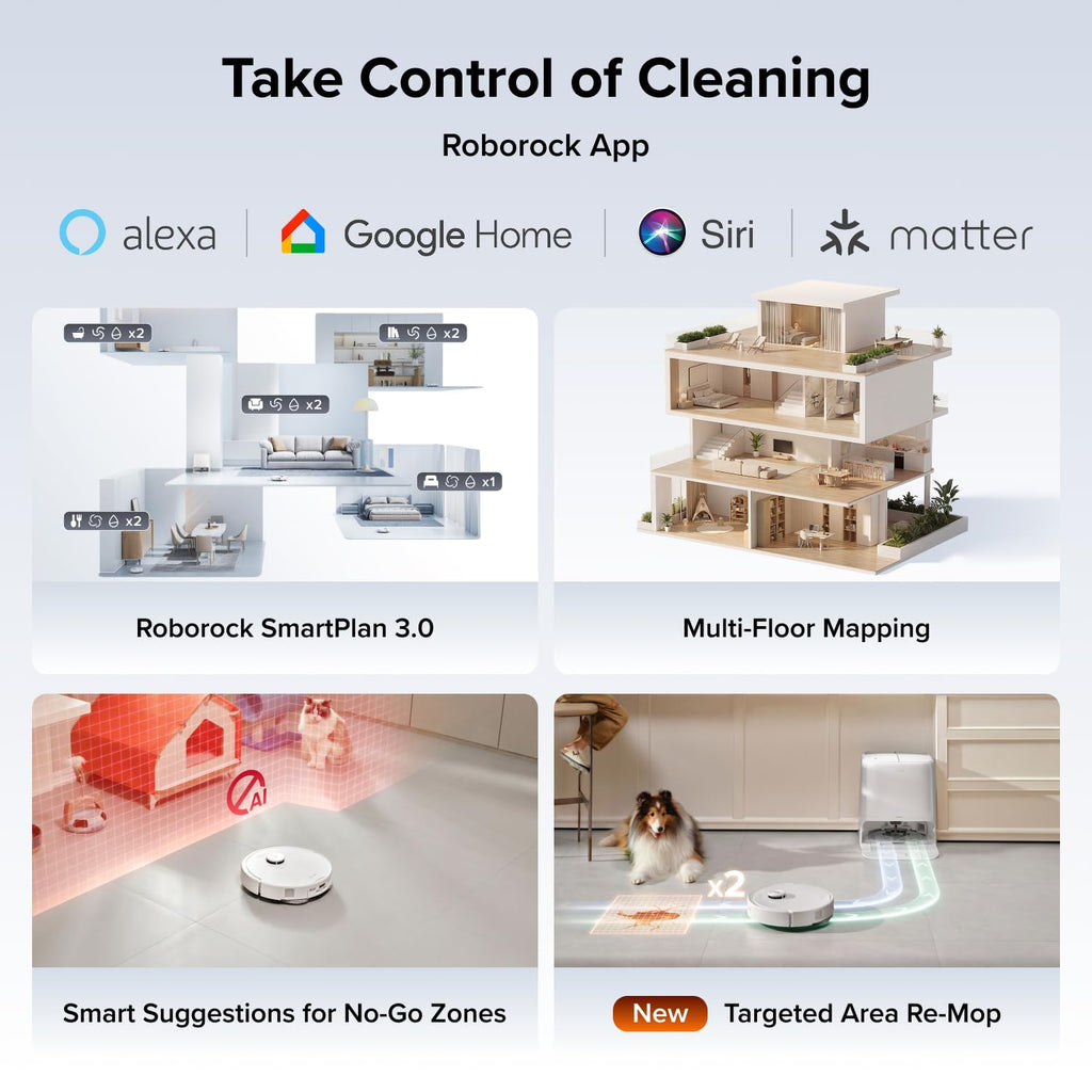 roborock 2026 New Qrevo 2 Pro Robot Vacuum and Mop, 20,000Pa Suction