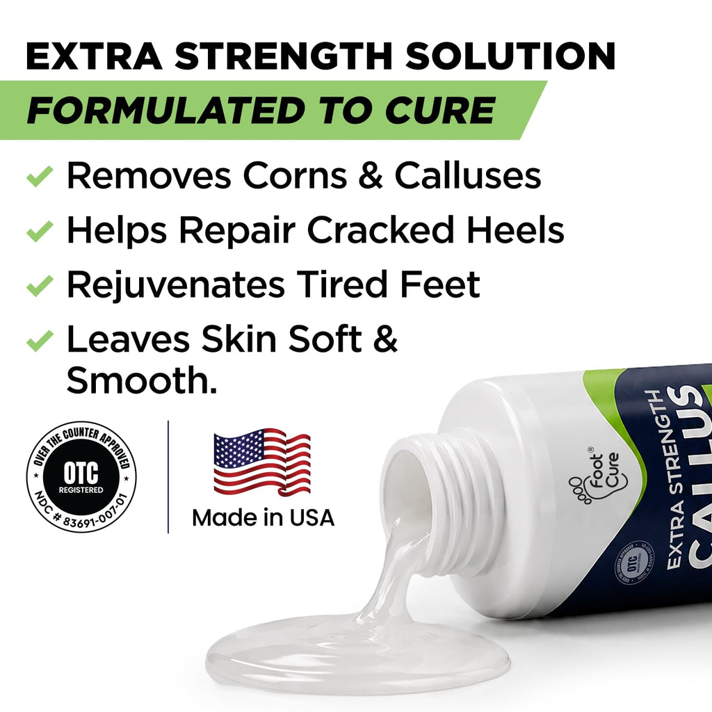 Tea Tree Callus Remover Gel & Foot Soak, Foot Cream for Dry Cracked Feet