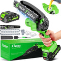 Tietoc Chainsaw 6 Inch Mini Electric Chainsaw Cordless Battery Powered, Hand Held Saw for Wood/Trees Trimming, Tools for Household and Garden, Chain Saw Gift for Men Dad Husband Fathers Gardener 2026