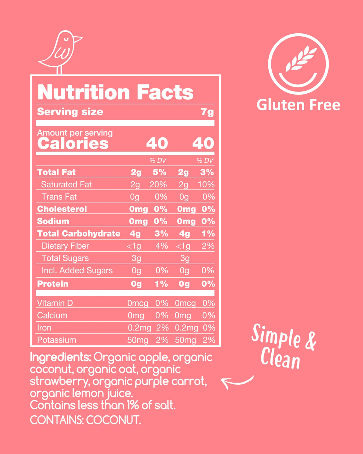 Amara Breakfast Oat Melts - Organic Toddler Snack - Single Serve Fiber-Packed Oat Bites with Real Fruit, No Added Sugar, Quick Dissolving, Strawberry - 12 Pack
