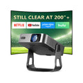 Now with Netflix/1080P-VOPLLS Smart Mini Projector with WiFi and Bluetooth